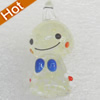 Handmade Lampwork Pendant, 13x30mm, Hole:Approx 3mm, Sold by PC