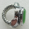 Watch Rings With Gemstone, 22x17mm, Sold by PC