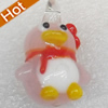 Handmade Lampwork Pendant, 18x25mm, Hole:Approx 2mm, Sold by PC