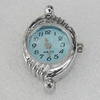 Fashional Watch Face,Zinc Alloy, 30x18mm, Sold by PC