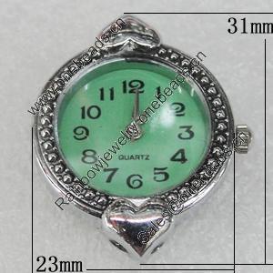 Fashional Watch Face,Zinc Alloy, 31x23mm, Sold by PC
