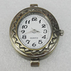 Fashional Watch Face,Zinc Alloy, 34x25mm, Sold by PC