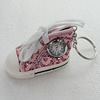 Key Chain With Watch, Shoes 74x35x40mm, Sold by PC