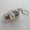 Key Chain With Watch, Shoes 74x35x40mm, Sold by PC