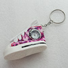 Key Chain With Watch, Shoes 74x35x40mm, Sold by PC