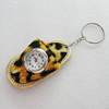 Key Chain With Watch, Slipper 80x40mm, Sold by PC