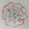 Porcelain Pendants, Flower 40mm Hole:4mm, Sold by PC