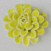 Porcelain Pendants, Flower 49mm Hole:6x3.5mm, Sold by PC