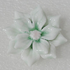 Porcelain Beads, Flower 42mm Hole:3mm, Sold by PC