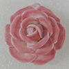 Porcelain Pendants, Flower 41mm Hole:7x5mm, Sold by PC