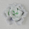 Porcelain Pendants, Flower 36mm Hole:5x3.5mm, Sold by PC