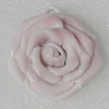 Porcelain Pendants, Flower 43mm Hole:5mm, Sold by PC