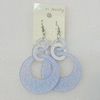 Acrylic Earrings, Flat Round 44mm, Sold by Group
