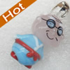 Handmade Lampwork Pendant, Man, 16x30mm, Hole:Approx 3mm, Sold by PC