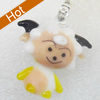 Handmade Lampwork Pendant, Sheep, 21x27mm, Hole:Approx 3mm, Sold by PC