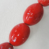 Ceramics Beads, Oval 35x25mm Hole:3.5mm, Sold by Bag