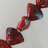 Ceramics Beads, Sector 23x17mm Hole:3mm, Sold by Bag