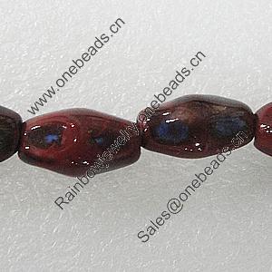 Ceramics Beads, 21x13mm Hole:3mm, Sold by Bag