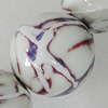 Ceramics Beads, Round 22mm Hole:3mm, Sold by Bag