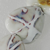 Ceramics Beads, Heart 33x30mm Hole:3mm, Sold by Bag