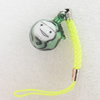 Mobile Decoration, Lampwork, Length about:3.74-inch, Pendant:about:17mm wide, Sold by PC 