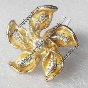 Metal Alloy Finger Rings, 30x27mm, Sold by Dozen 