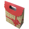 Gift Shopping Bag, Material:Paper, Size: about 12.5cm wide, 17cm high, 6cm bottom wide, Sold by Box