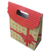 Gift Shopping Bag, Material:Paper, Size: about 19cm wide, 27cm high, 9cm bottom wide, Sold by Box