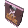 Gift Shopping Bag, Material:Paper, Size: about 12.5cm wide, 17cm high, 6cm bottom wide, Sold by Box