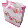 Gift Shopping Bag, Material:Paper, Size: about 26cm wide, 30cm high, 10cm bottom wide, Sold by Box