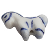 Ceramics Beads, Horse 24x15mm Hole:2mm, Sold by Bag