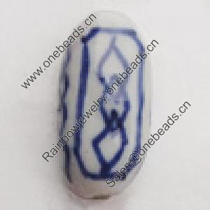 Ceramics Beads, 17x11mm Hole:2mm, Sold by Bag