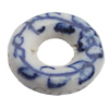 Ceramics Beads, Donut 18mm Hole:2mm, Sold by Bag