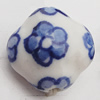 Ceramics Beads, Diamond 16x17mm Hole:2mm, Sold by Bag