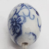 Ceramics Beads, Oval 18x13mm Hole:2mm, Sold by Bag