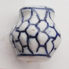 Ceramics Beads, Bottle 17x15mm Hole:2mm, Sold by Bag