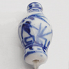 Ceramics Beads, Lantern 25x12mm Hole:2mm, Sold by Bag