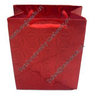 Gift Shopping Bag, Material:Paper, Size: about 11.5cm wide, 14.5cm high, 6.5cm bottom wide, Sold by Box