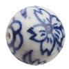 Ceramics Beads, Round 16mm Hole:2.5mm, Sold by Bag