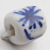 Ceramics Beads, Column 8mm Hole:2.5mm, Sold by Bag