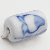 Ceramics Beads, Column 7x11mm Hole:2.5mm, Sold by Bag