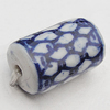 Ceramics Beads, Column 9x14mm Hole:2.5mm, Sold by Bag