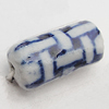 Ceramics Beads, Column 8x18mm Hole:2.5mm, Sold by Bag