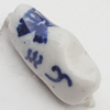 Ceramics Beads, Shoes 6x16mm Hole:2.5mm, Sold by Bag