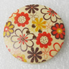 Wood Button, Costume Accessories, Flat Round 30mm in diameter, Hole:2.5mm, Sold by Bag 