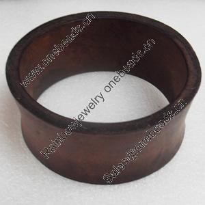 Wood Bracelet, width:30mm, Inner diameter:65mm, Outside diameter:80mm, Sold by Dozen