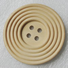 Wood Button, Costume Accessories, Flat Round 38mm in diameter, Hole:3.5mm, Sold by Bag 