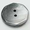 Plastic Button, Costume Accessories, Flat Round 18mm in diameter, Hole:2mm, Sold by Bag 