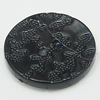 Plastic Button, Costume Accessories, Flat Round 18mm in diameter, Hole:2mm, Sold by Bag 