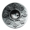 Plastic Button, Costume Accessories, Flat Round 18mm in diameter, Hole:2mm, Sold by Bag 